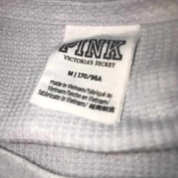 pink brand white long sleeve - Picture 2 of 2